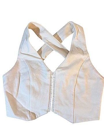 Forever 21 Corset Halter Crop Top Tank Top (view 1)