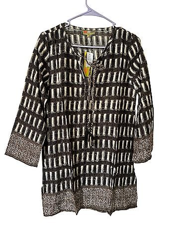 Rock Flower Paper 3/4 Sleeve Blouse (view 1)