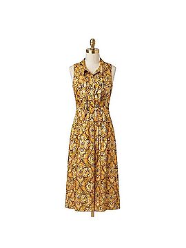 HD in Paris Baroque Metallic Midi Dress Cocktail Dress (view 1)