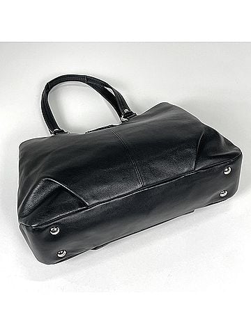 Coach Coach 2-Way Leather Tote Bag, Black, F17090, Women's (view 2)