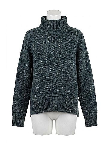 Blu Pepper Winter Haven Sweater in Hunter Green (view 1)
