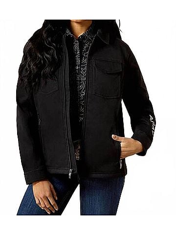 Ariat Women's Sentinel Softshell Jacket in Black (view 2)