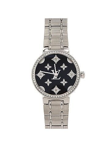 Louis Vuitton Louis Vuitton Tambour Slim D QA161 SS Quartz Watch (view 1)