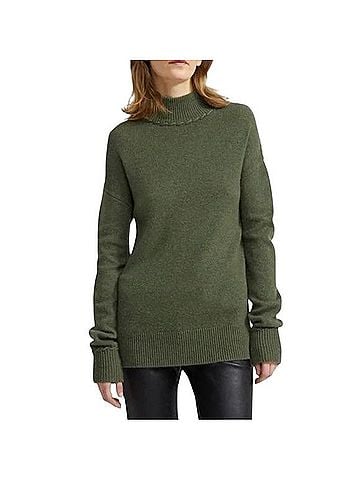 Theory Whipstitch Mock Neck Sweater Pullover Sweater (view 1)