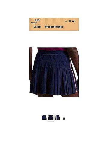 RLX Ralph Lauren Performance Pleated Skort Shorts (view 2)
