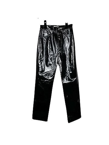 AGOLDE 90s Pinch Waist Faux Leather Pants (view 1)
