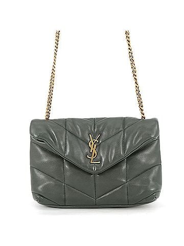 Yves Saint Laurent Yves Saint Laurent Saint Laurent Paris Chain Shoulder Bag, Loulou Puffer Leather, 620333, SAINT LAURENT PARIS; Handbag, PARIS (view 1)