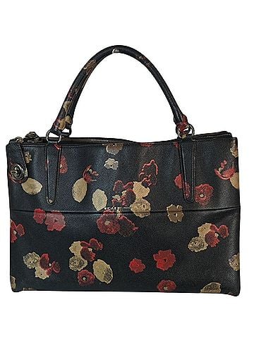 Coach Turnlock Borough Bag in Floral Print Leather Tote (view 1)