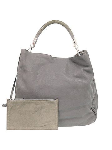 Yves Saint Laurent Yves Saint Laurent Lodi 228840 Leather Grey One-Shoulder Bag 0362 YVES SAINT LAURENT (view 1)