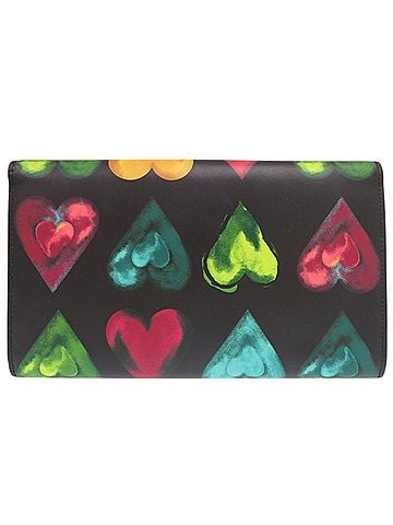 Versace Versace Medusa Heart Leather Black Multicolor Wallet Chain Shoulder Bag 1347VERSACE (view 2)