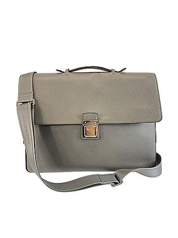 Louis Vuitton Louis Vuitton Taiga Vasili GM Business Bag Briefcase Shoulder M32638 Gray Leather Men's LOUIS VUITTON (view 1)