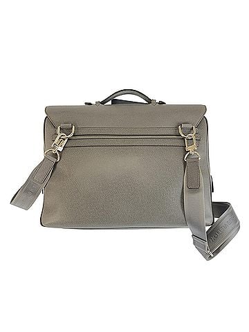Louis Vuitton Louis Vuitton Taiga Vasili GM Business Bag Briefcase Shoulder M32638 Gray Leather Men's LOUIS VUITTON (view 2)