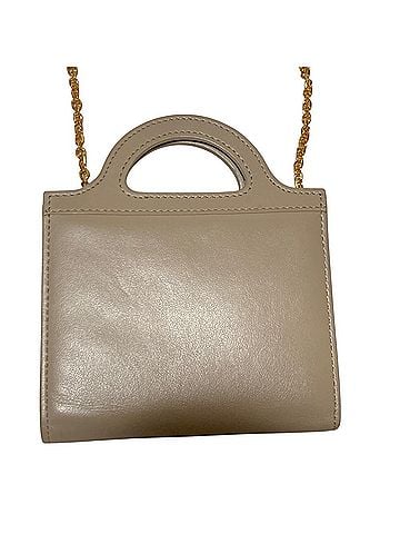 MARNI MARNI Billfold W Chain Leather Wallet, Bi-fold PFMO0078U0, Gray, Women's (view 2)
