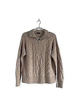 J.Crew Cable-Knit Half-Zip Pullover Sweater in Supersoft Yarn Casual Sweaters (view 2)