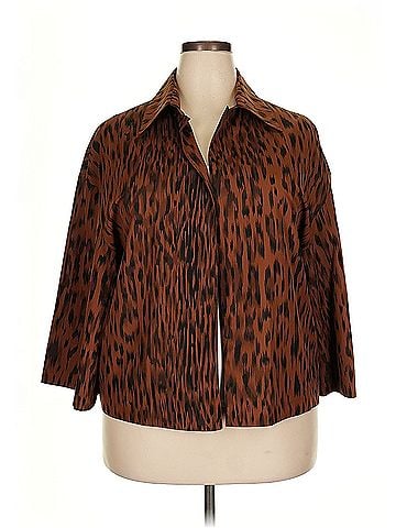 Neiman Marcus Neiman Marcus 3/4 Sleeve Silk Top (view 1)