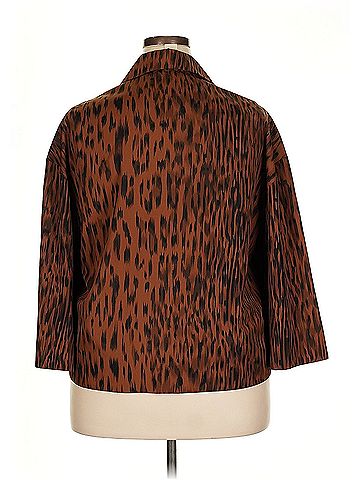 Neiman Marcus Neiman Marcus 3/4 Sleeve Silk Top (view 2)