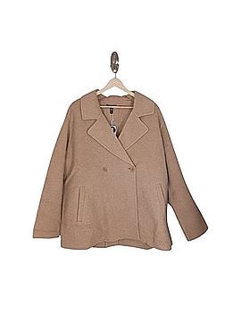 Eileen Fisher Cloud Doubleface Wool Short Trench Coat Coat (view 1)