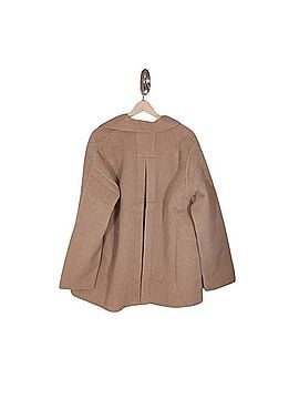 Eileen Fisher Cloud Doubleface Wool Short Trench Coat Coat (view 2)