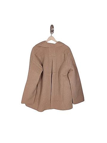 Eileen Fisher Cloud Doubleface Wool Short Trench Coat Coat (view 2)
