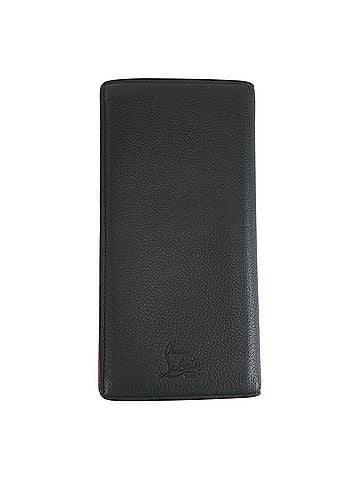 Christian Louboutin Christian Louboutin Panettone Spike Stud Long Wallet, Black and Red Leather, Men's. (view 2)