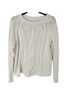 J.Jill Solid White Pullover Sweater Size L - photo 1