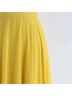 Chic Wish Mustard Yellow Chiffon Maxi Skirt Skort - photo 5
