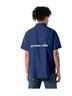 Pro Edge 100% Polyester Blue Short Sleeve Button-Down Shirt Size S - photo 1