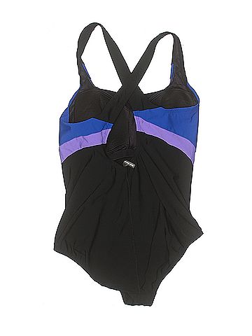 Lands' End Color Block Lands' End One Piece Swimsuit (view 2)