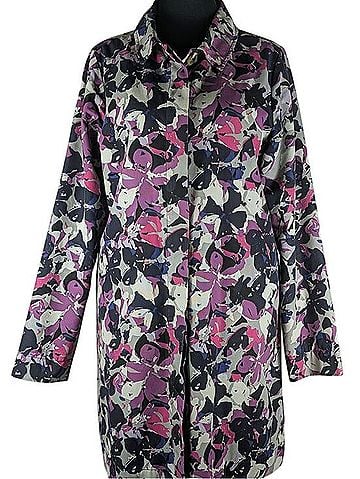 Thakoon for Target Abstract Floral Rain Canvas Trench Coat Trenchcoat (view 1)