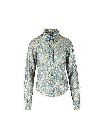 Roberto Cavalli Just Cavalli Screen Printed Cotton Shirt - '00s (view 1)