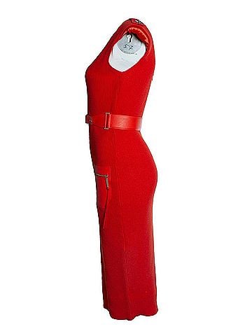Elisabetta Franchi Elisabetta Franchi, Knitted dress in orange (view 2)