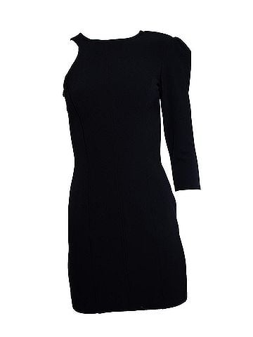 Elisabetta Franchi Elisabetta Franchi, Asymmetric dress in black (view 1)