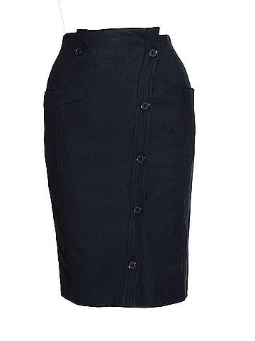 Gianfranco Ferre Gianfranco Ferre, dark blue wrap skirt (view 1)