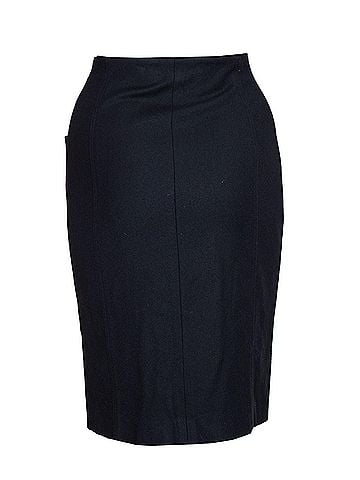 Gianfranco Ferre Gianfranco Ferre, dark blue wrap skirt (view 2)
