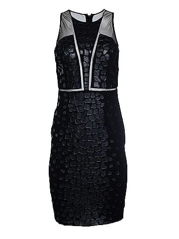 Sachin + Babi Sachin + Babi, patched black mini dress (view 1)