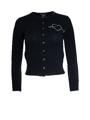 Marc Jacobs Marc Jacobs, knitted cardigan with heart in beads (view 1)