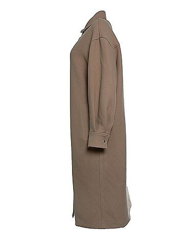 IRO IRO, Ideta long wool coat in camel (view 2)