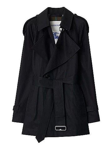 Burberry Gabardine Trench Coat Jacket (view 1)