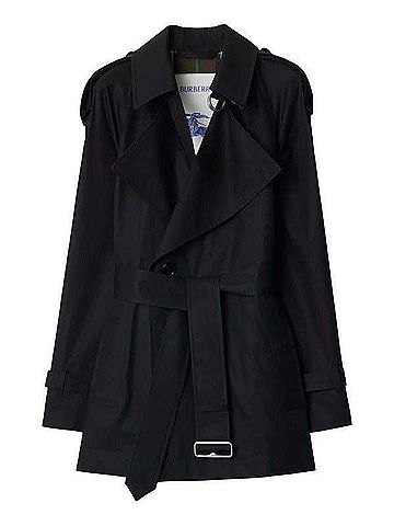 Burberry Gabardine Trench Coat Jacket (view 2)