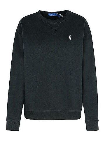 Ralph Lauren Embroidered Fleece Sweatshirt With Pony Logo (view 1)