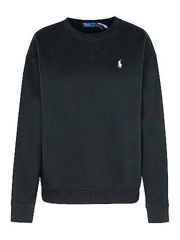 Ralph Lauren Embroidered Fleece Sweatshirt With Pony Logo (view 2)