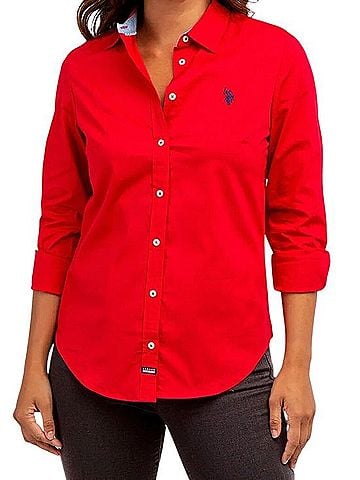 Ralph Lauren Classic Cotton Shirt Long Sleeve T-Shirt (view 1)