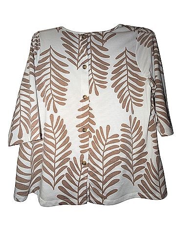 Bobeau 3/4 Sleeve Blouse (view 2)