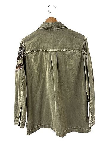 Free People Embellished Military Shirt Jacket Jacket (view 2)