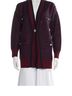 Sandro Print Red Blue Cardigan Size S - photo 1