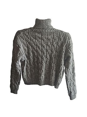 Pink Rose Turtleneck Sweater (view 2)