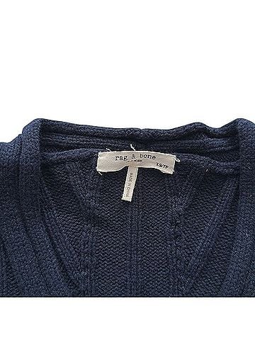 Rag & Bone Cropped V-neck Sweater Pullover Sweater (view 2)