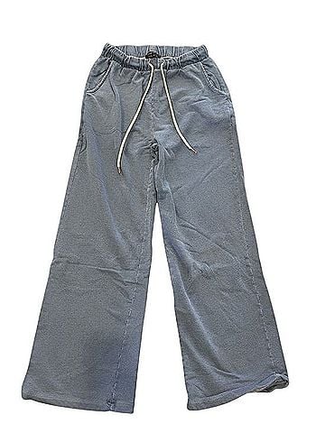 Tres Bien U.S.A. Wide-Leg Drawstring Track Pants Track Pants (view 1)