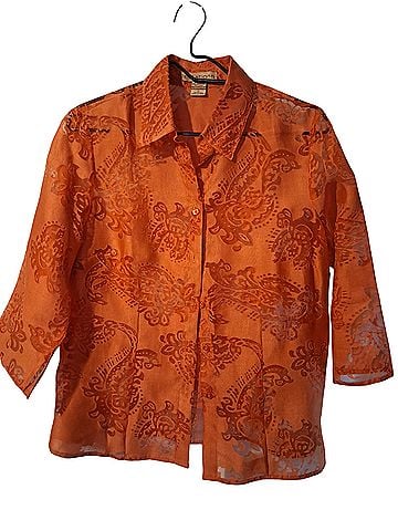 Notations Long Sleeve Button-Down Shirt (view 1)