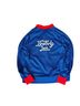 Nike 100% Polyester Solid Blue Red Jacket Size L - photo 2
